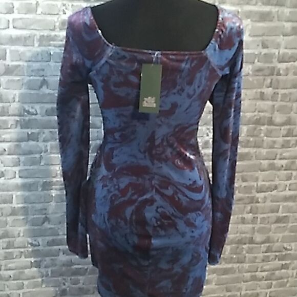 Wild Fable ruched bodycon stretch dress S - Picture 11 of 16